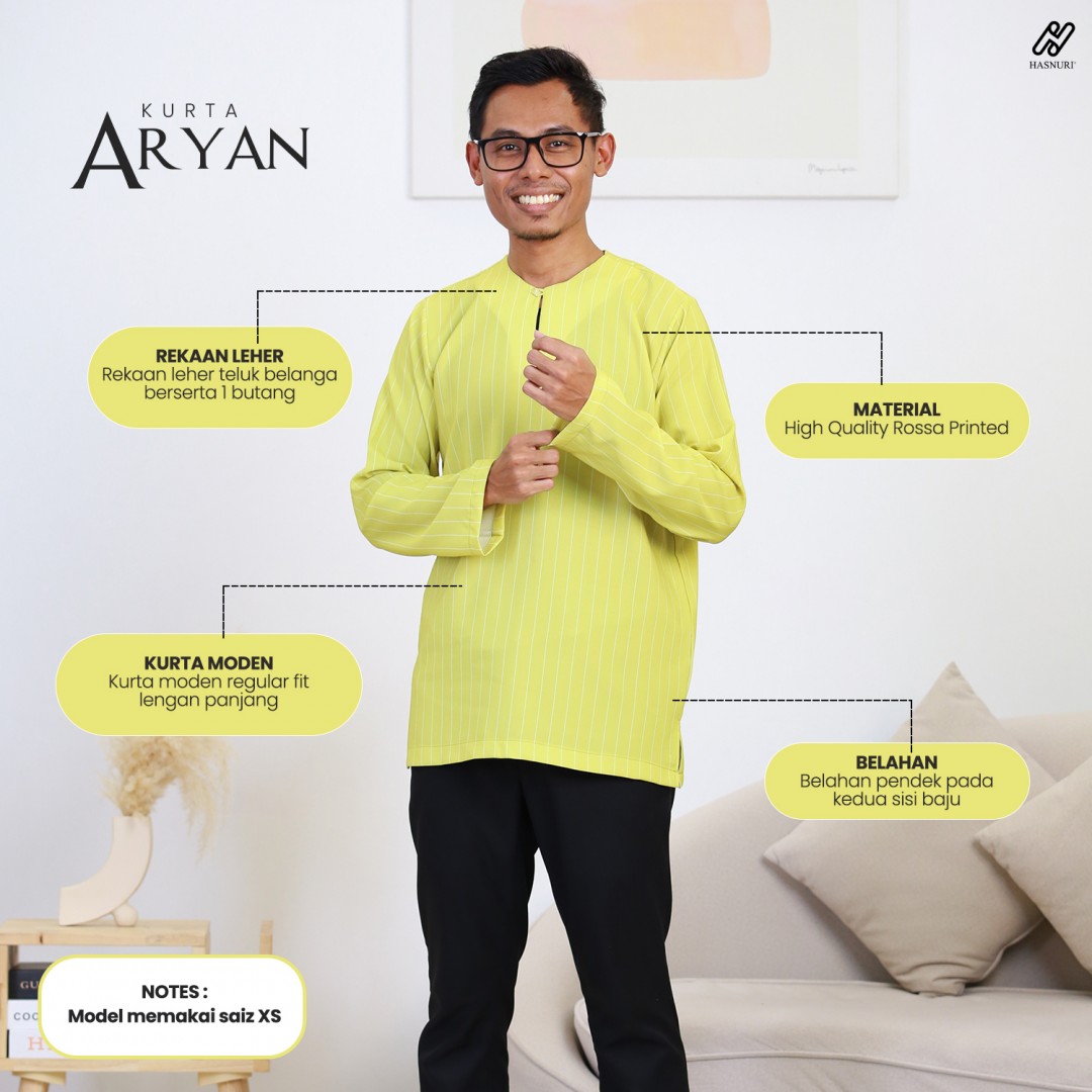 Kurta Aryan - Maroon