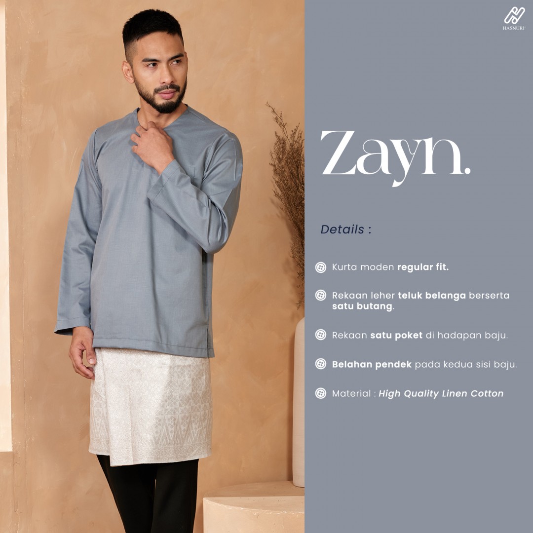 Kurta Zayn - Turkish Blue