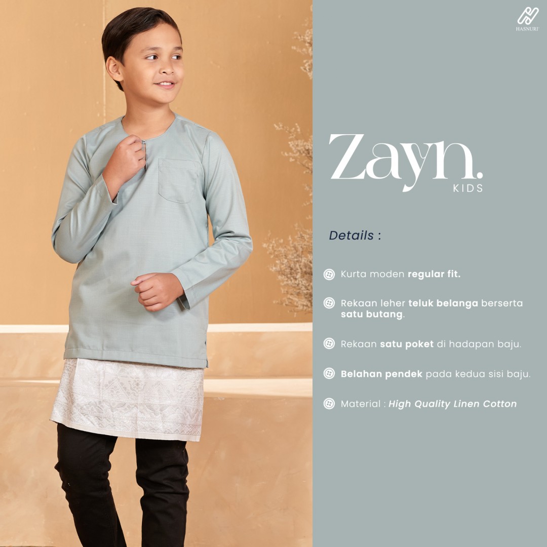 Kurta Zayn Kids - Light Olive