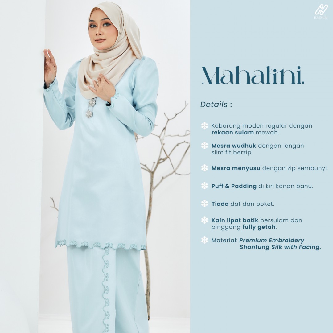 Kurung Mahalini - Baby Blue