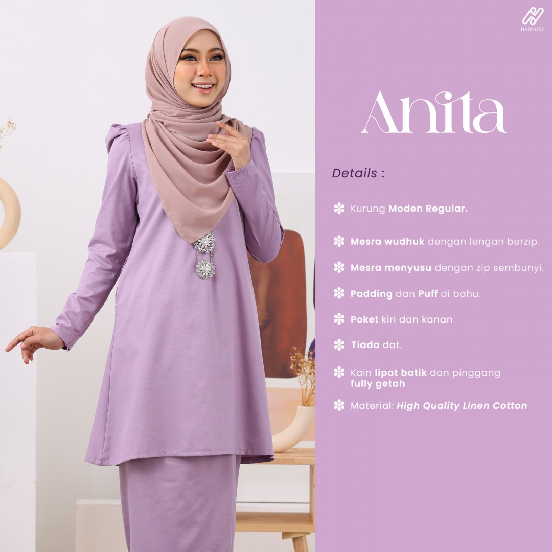 Kurung Anita - Black