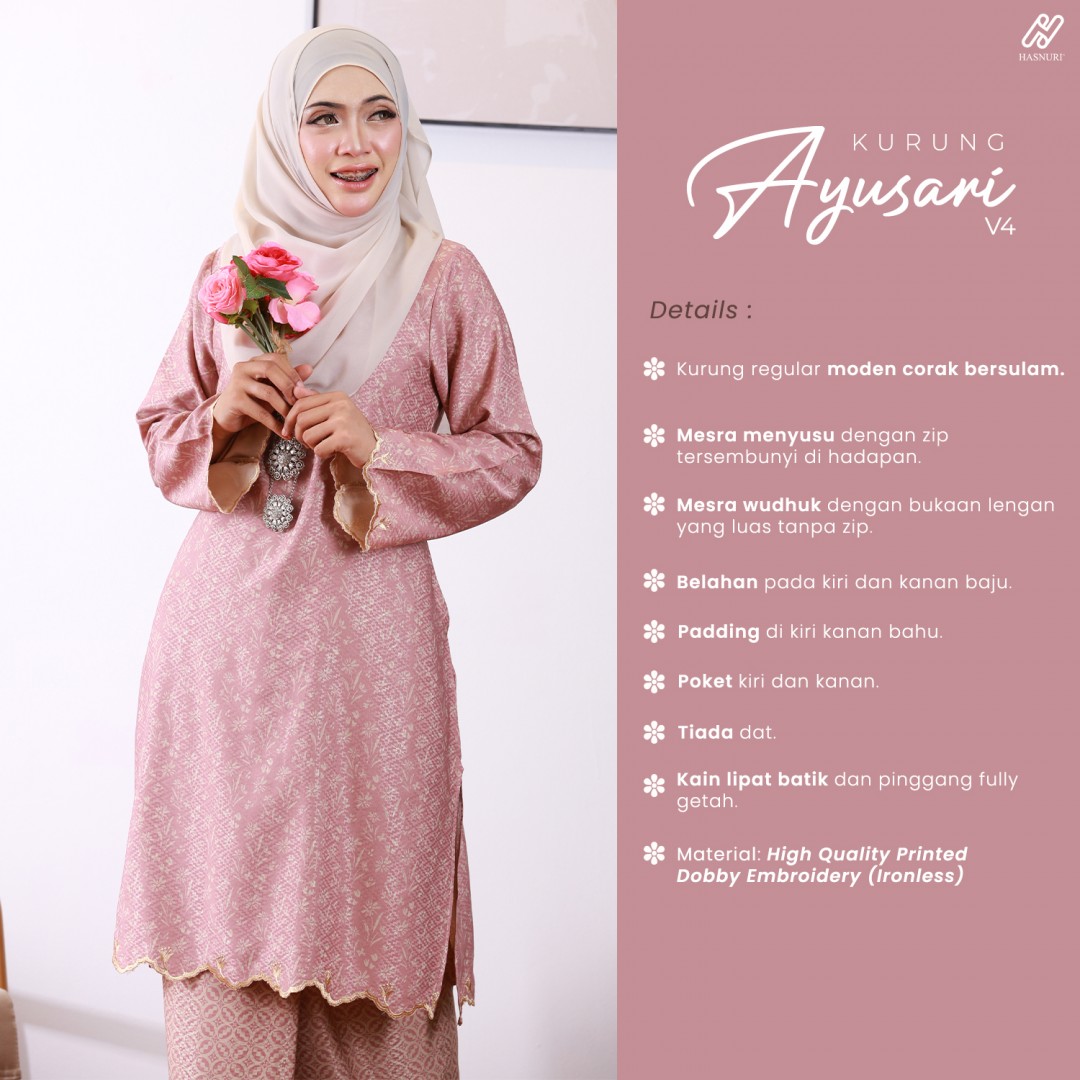 Kurung Ayusari V4 - Light Gold