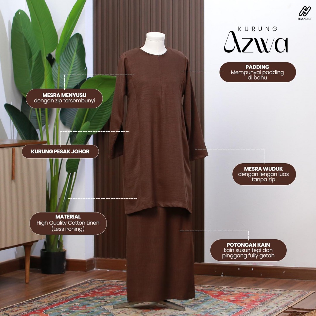 Kurung Azwa - Dark Choc
