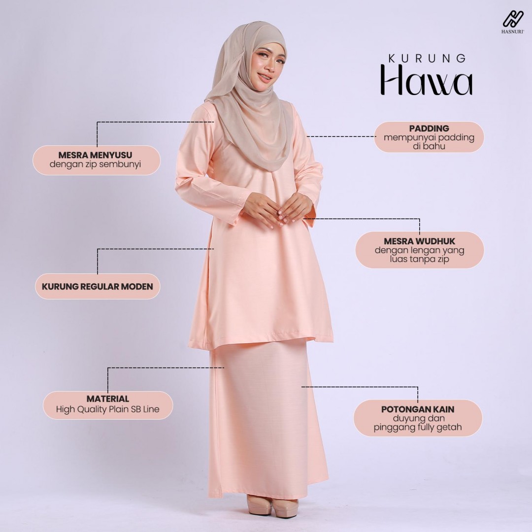 Kurung Hawa - Moss Yellow