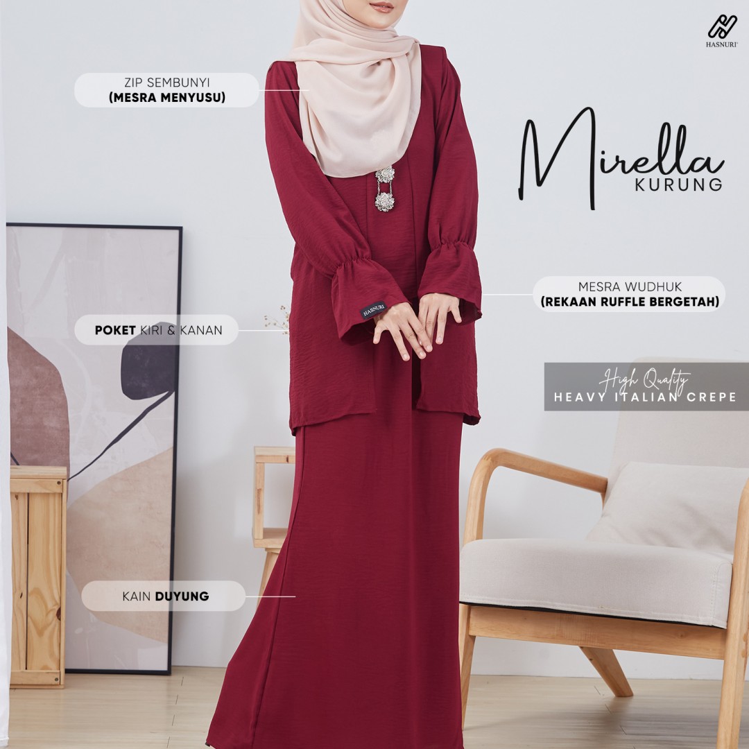 Kurung Mirella - Black