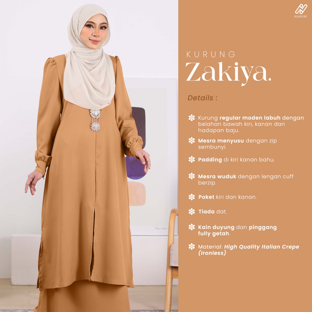 Kurung Nur Zakiya - Off White