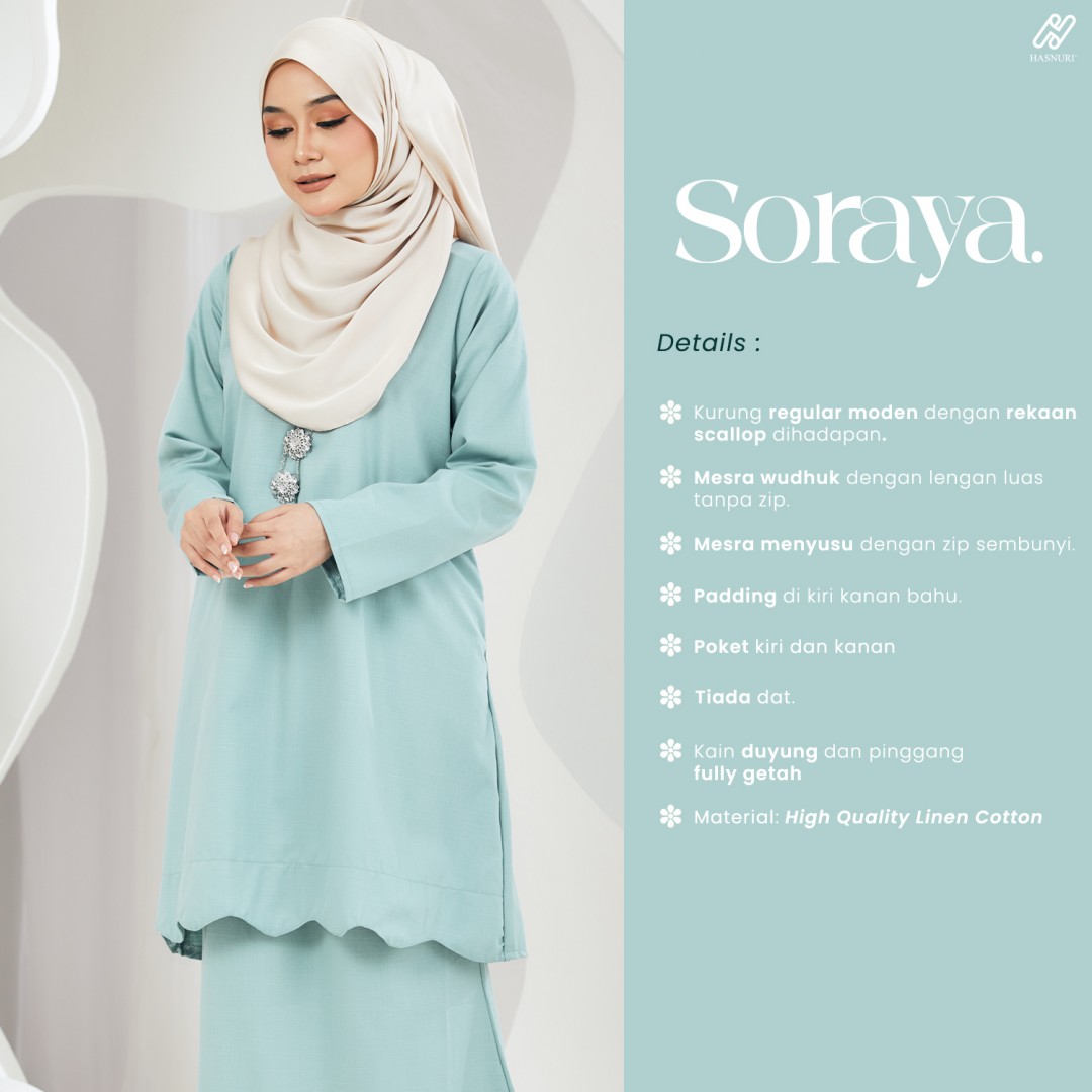 Kurung Soraya - Off White