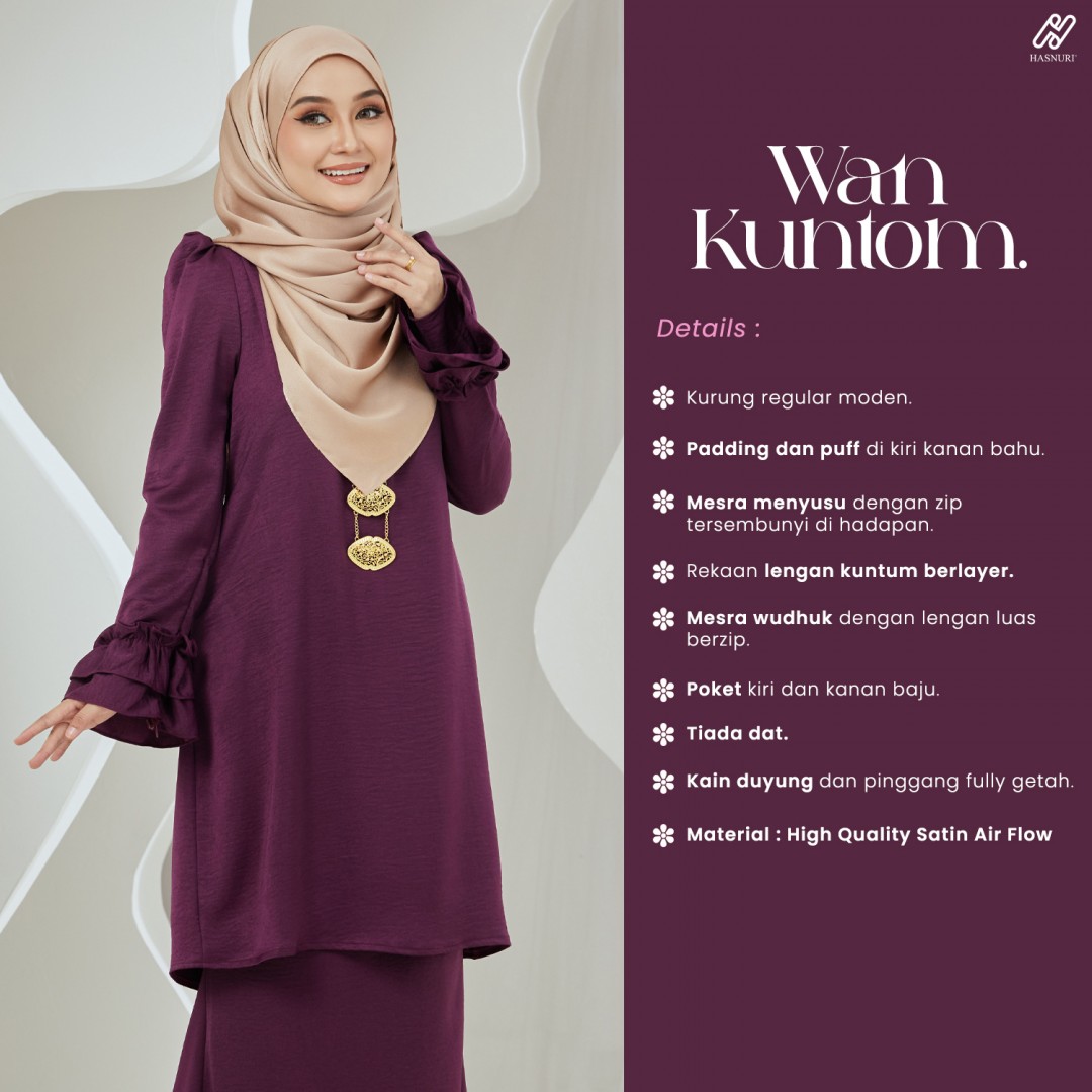 Kurung Wan Kuntom - Baby Green