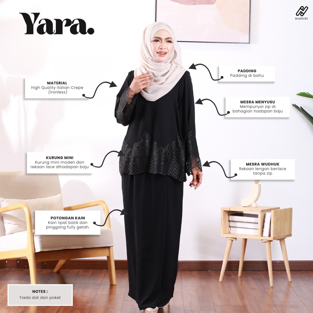 Kurung Yara - Off White