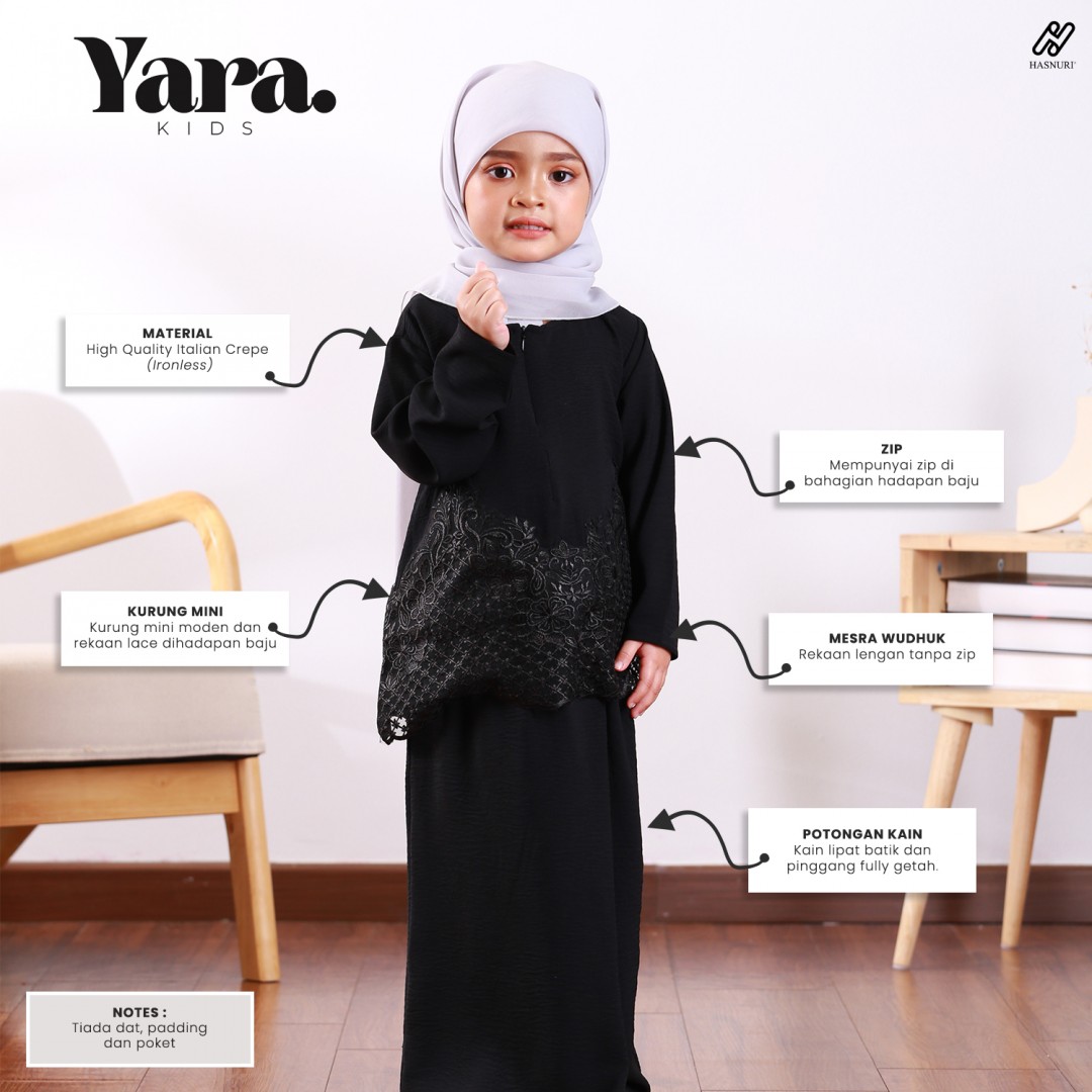 Kurung Yara Kids - Off White