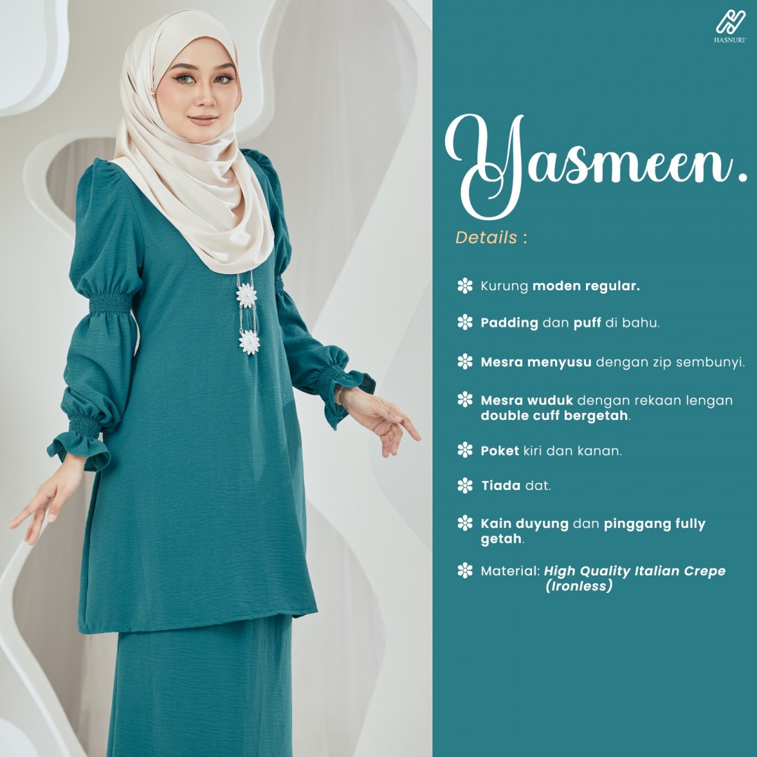 Kurung Yasmeen - Plum