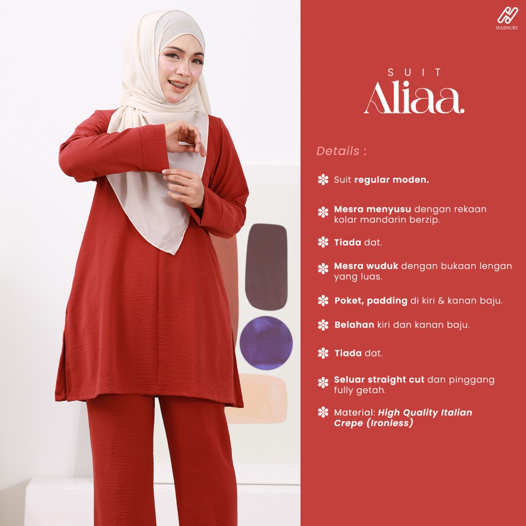 Suit Aliaa - Blue Grey