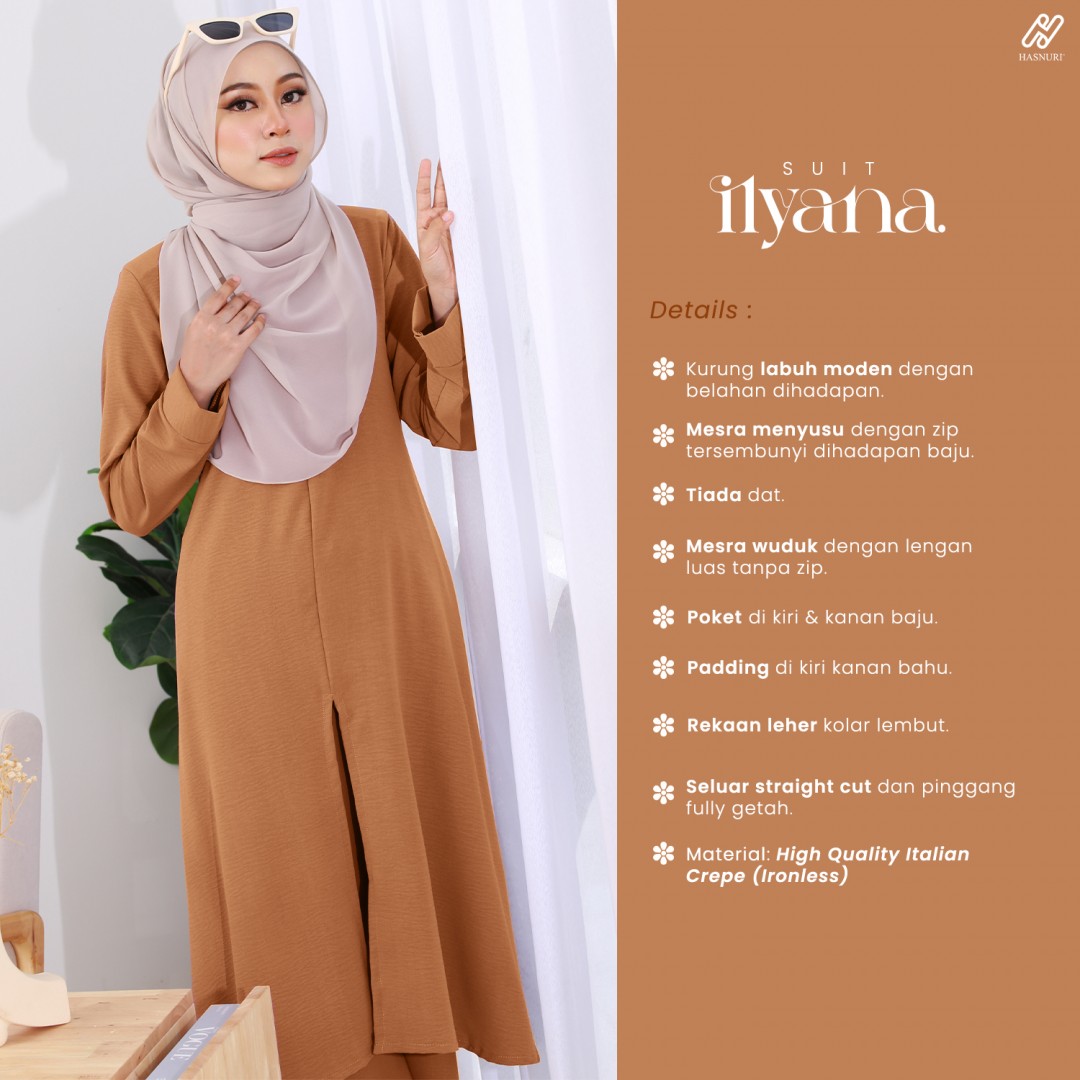 Suit Ilyana - Navy Blue