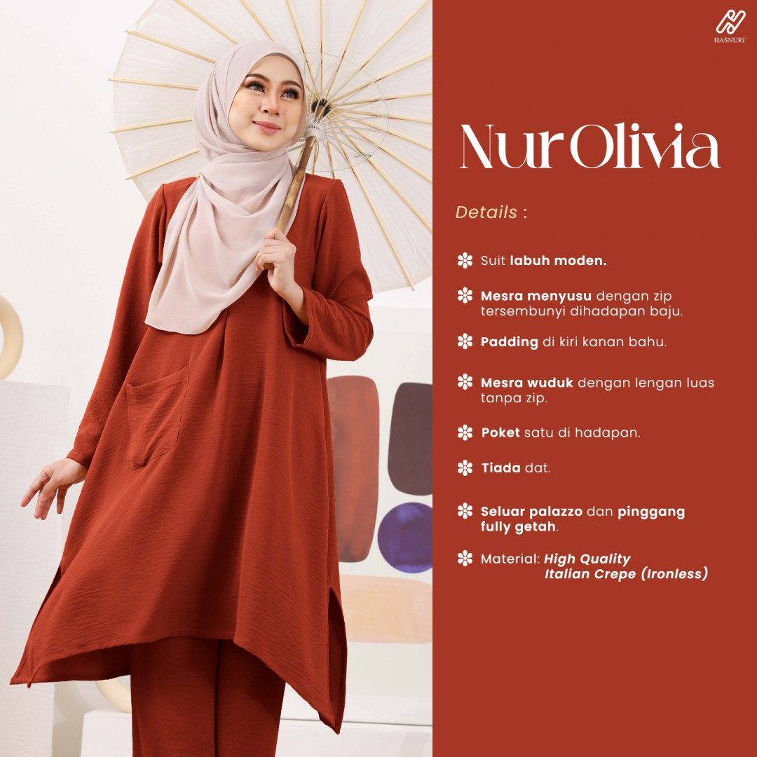 Suit Nur Olivia - Light Coco