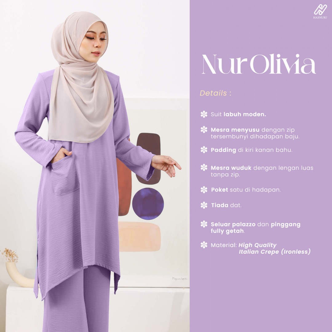 Suit Nur Olivia - Lavender