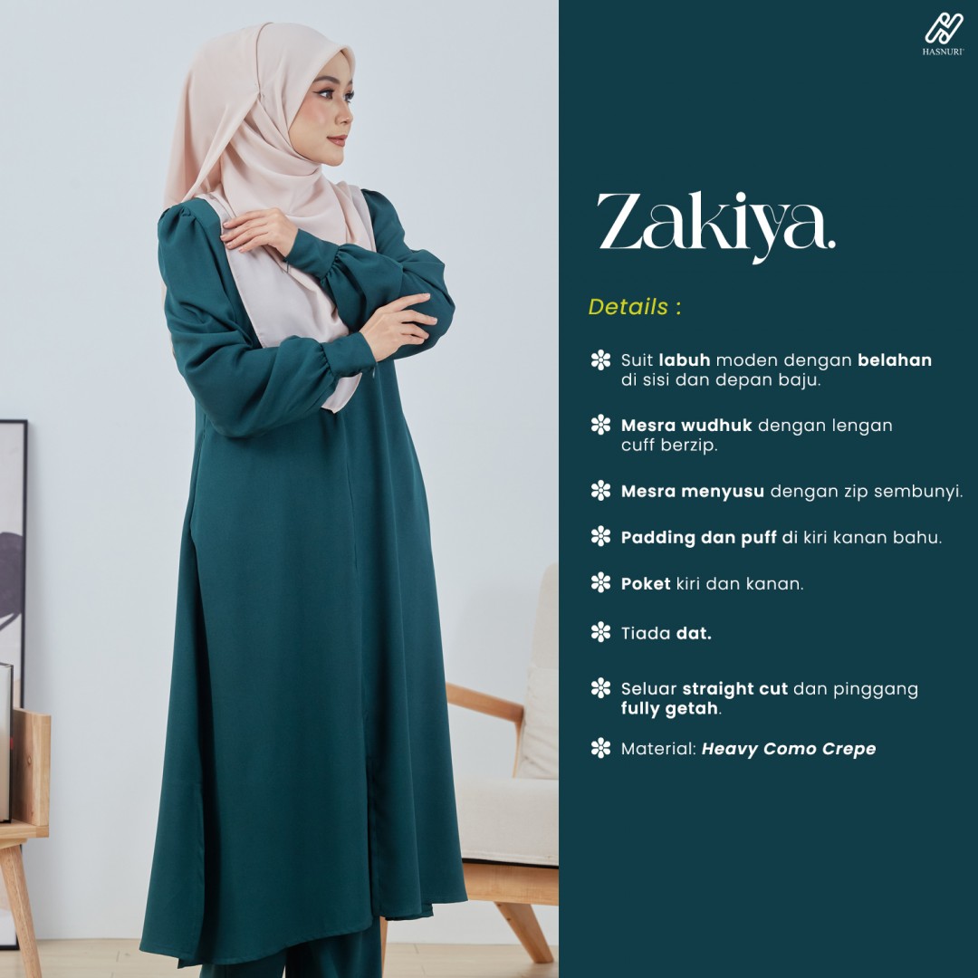 Suit Zakiya - Navy Blue