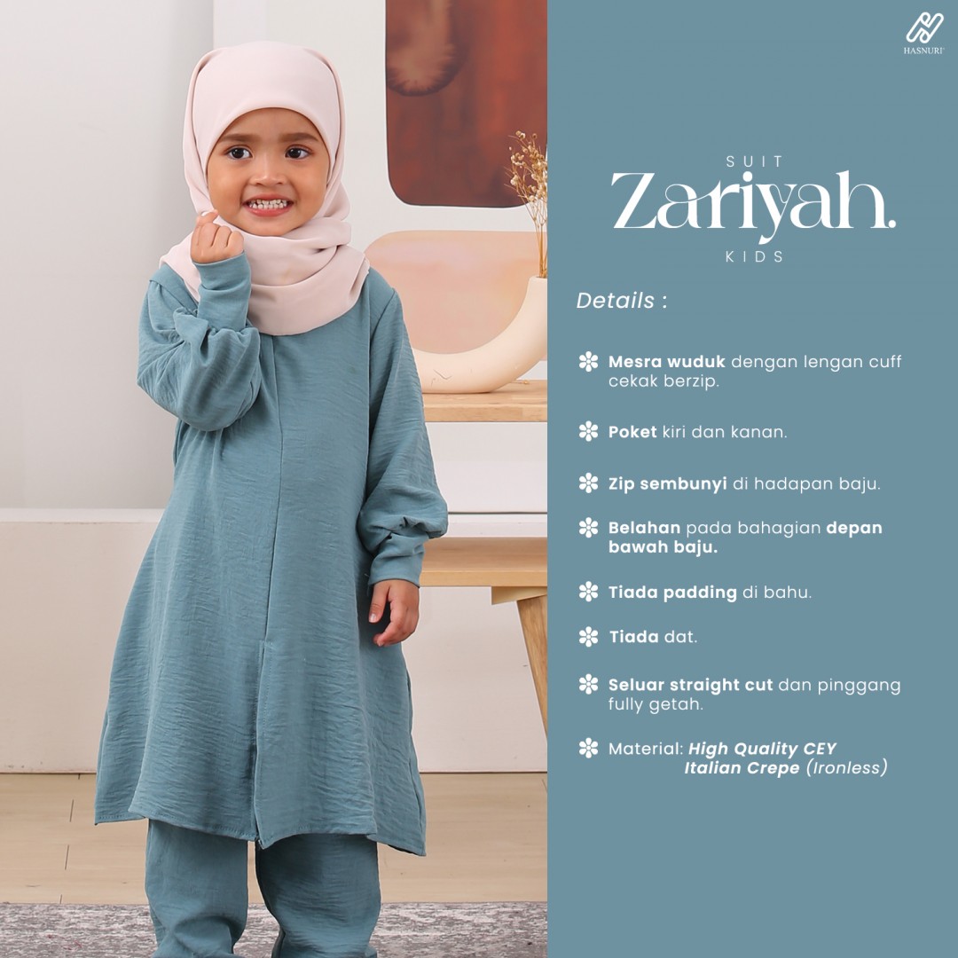 Suit Zariyah Kids - Belacan