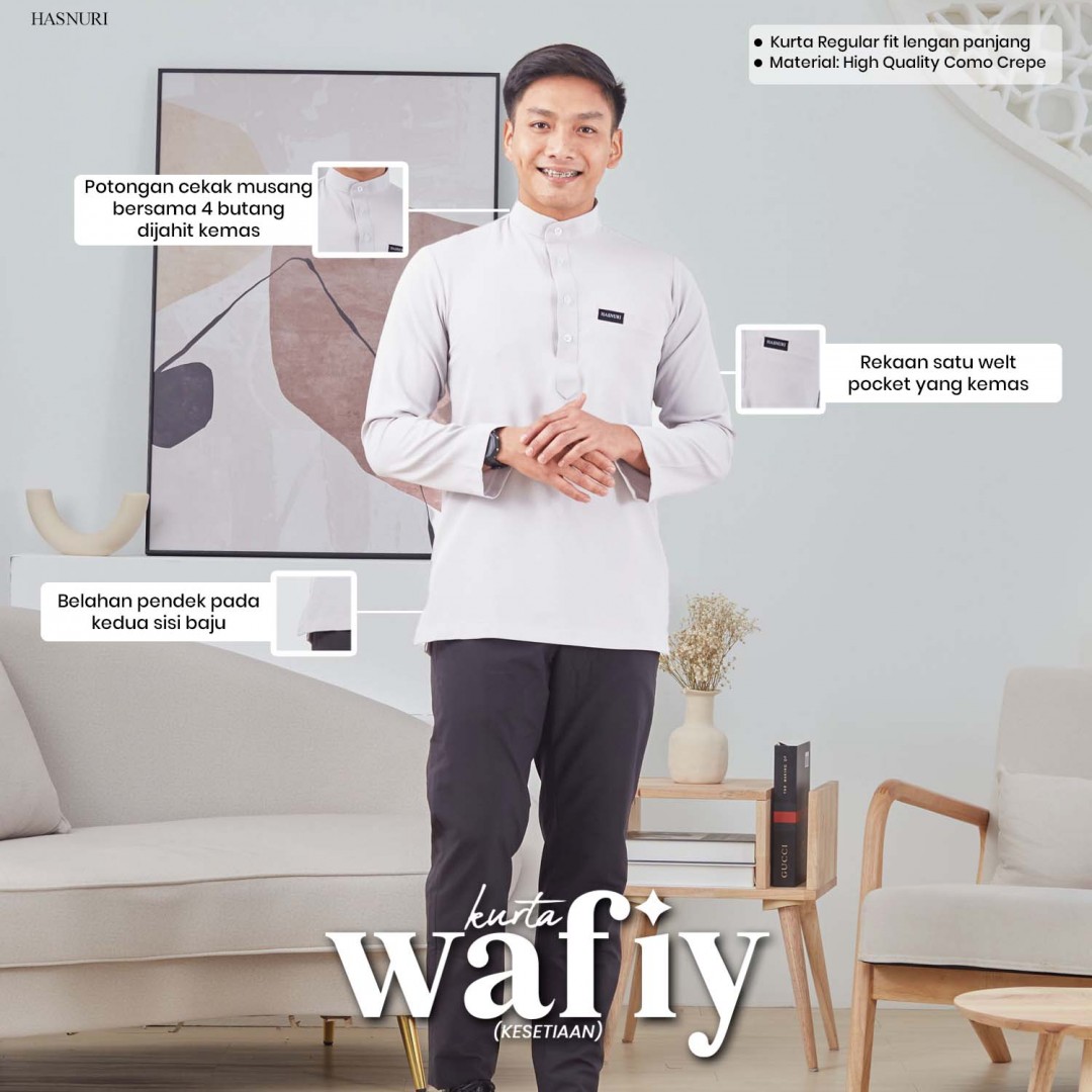 Kurta Wafiy - White