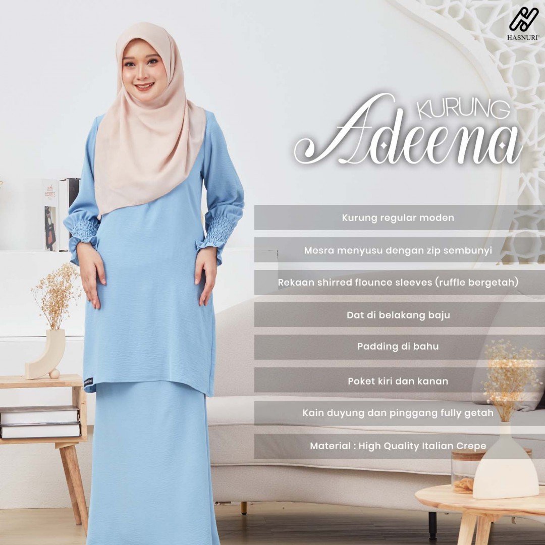 Kurung Adeena - Black