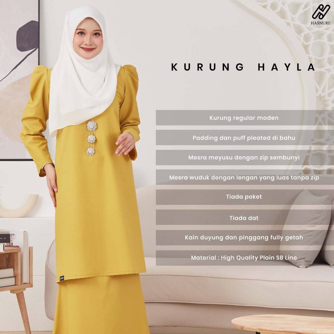 Kurung Hayla - Purple