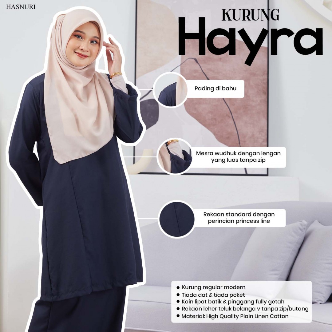 Kurung Hayra - Apple Green