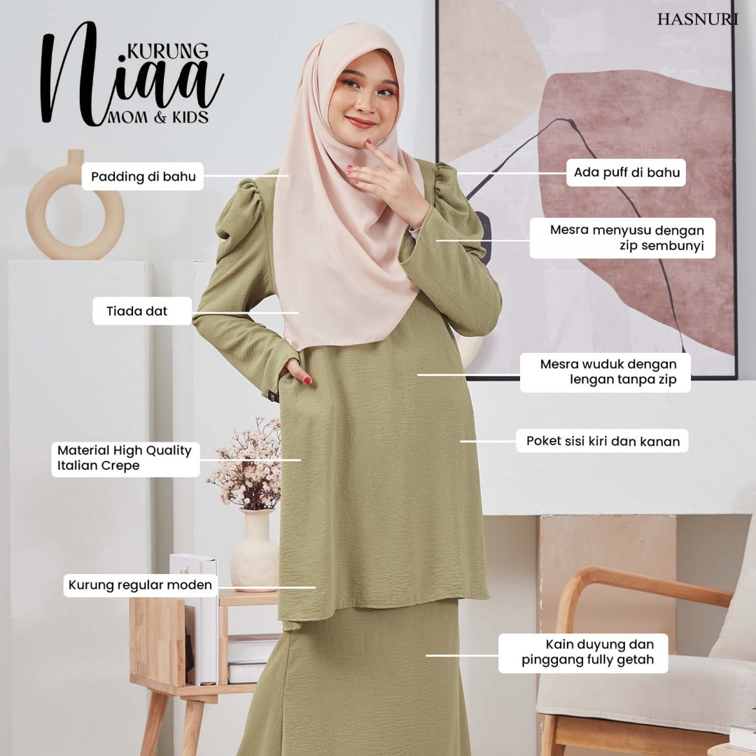 Kurung Niaa - Green