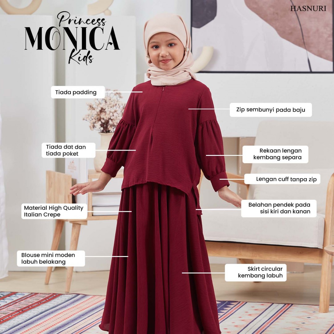 Princess Monica Kids - Black