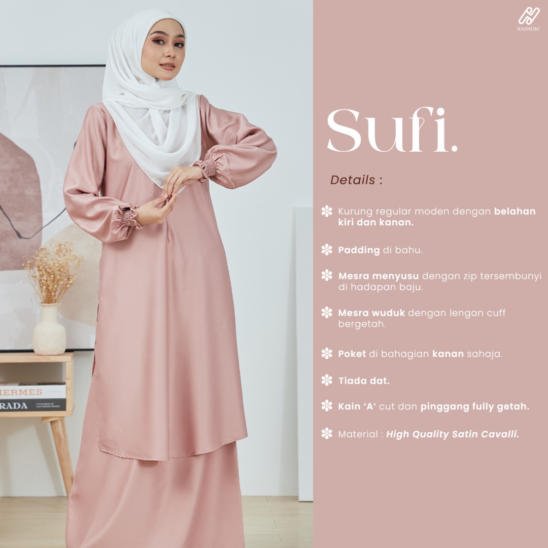 Kurung Sufi - Ash Brown