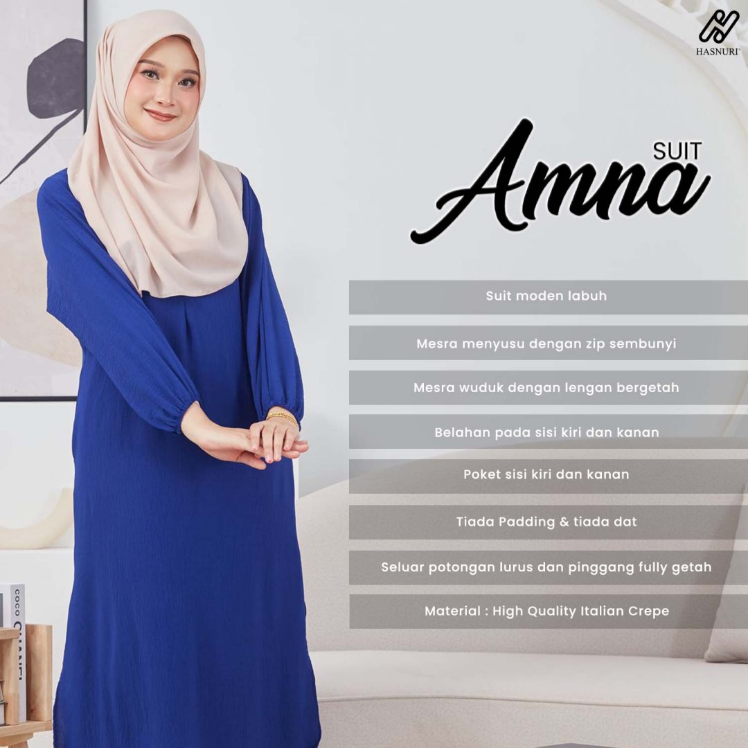 Suit Amna - Dark Choc