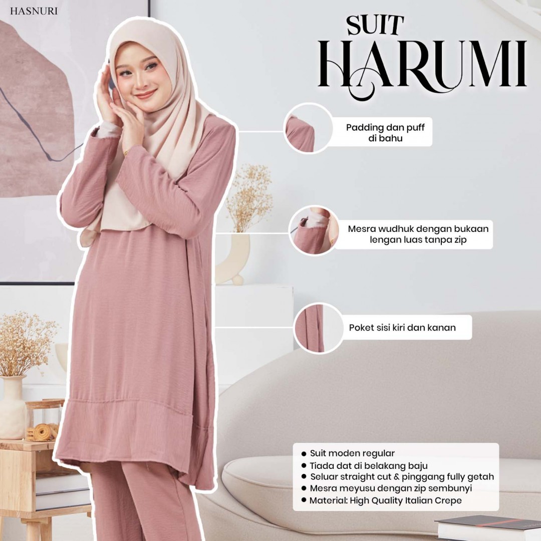 Suit Harumi - Deep Peach