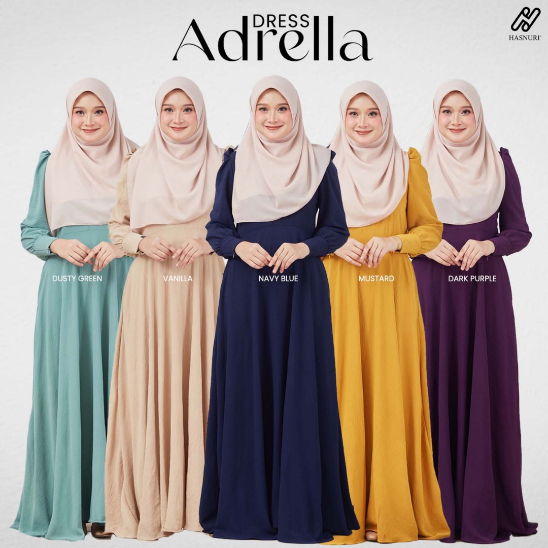 Dress Adrella - Mustard
