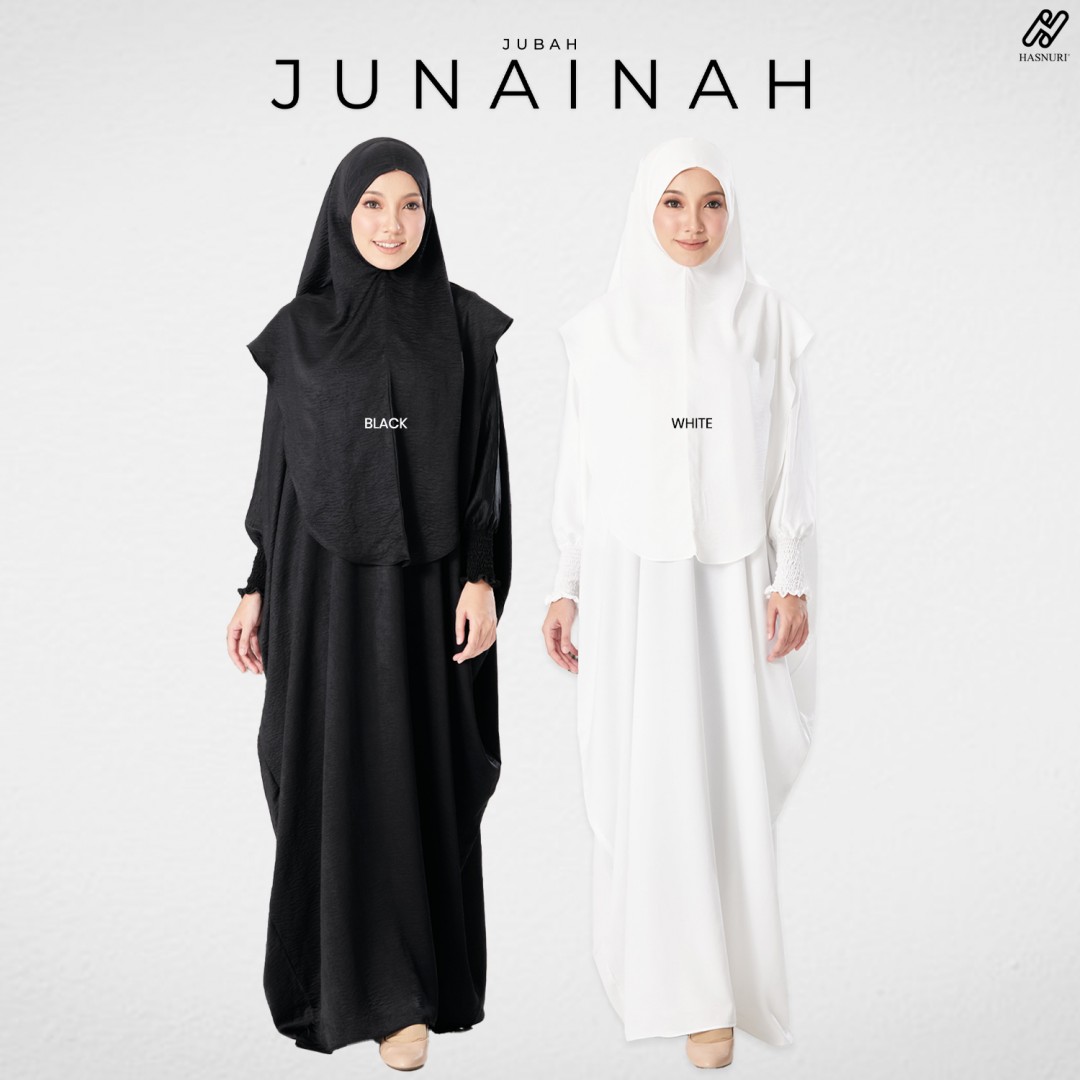 Jubah Junainah - White