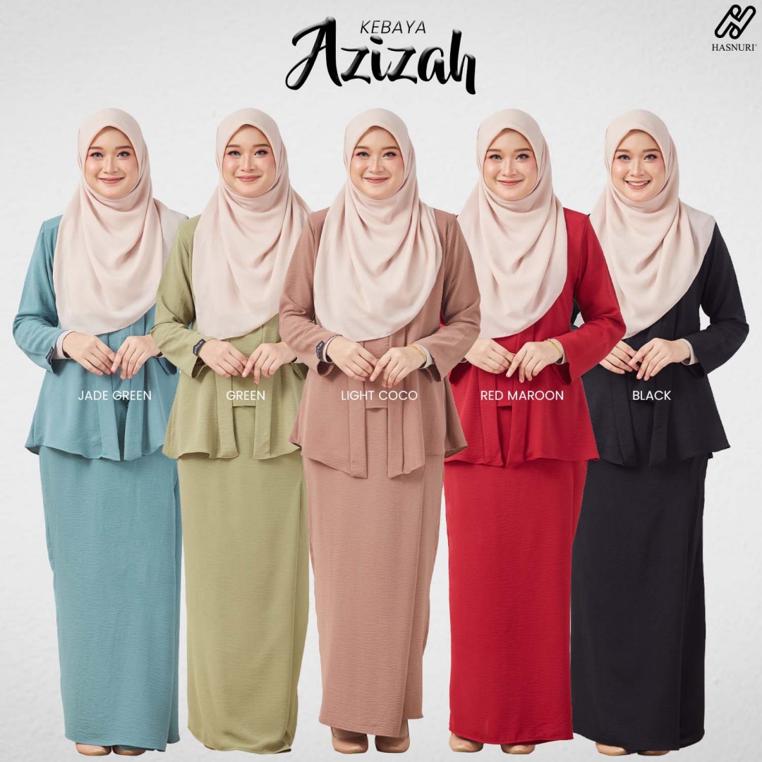 Kebaya Azizah - Jade Green