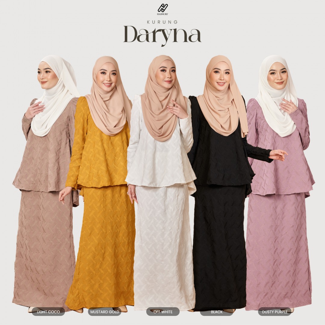 Kurung Daryna - Mustard Gold