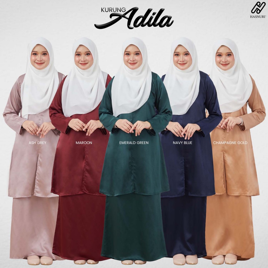 Kurung Adila - Champagne Gold