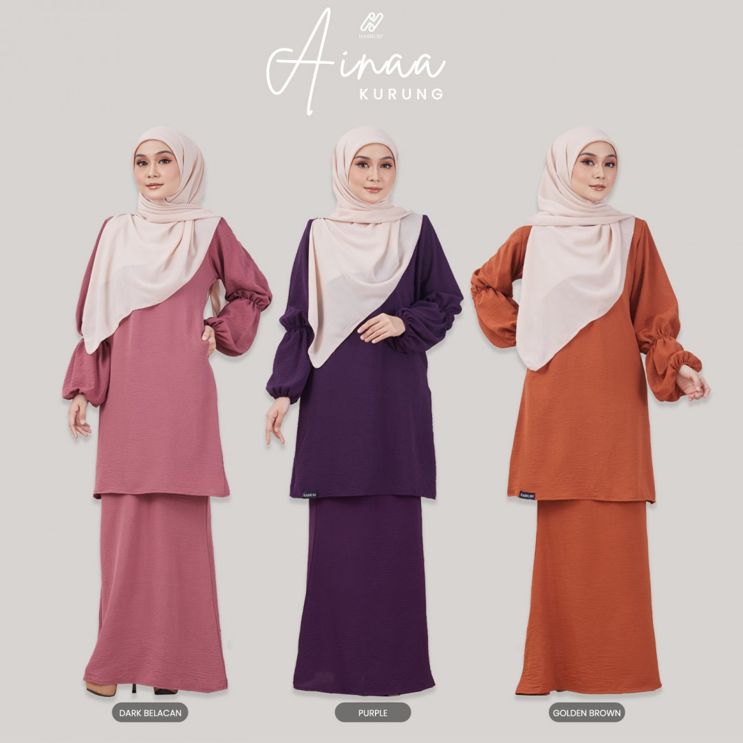 Kurung Ainaa - Golden Brown