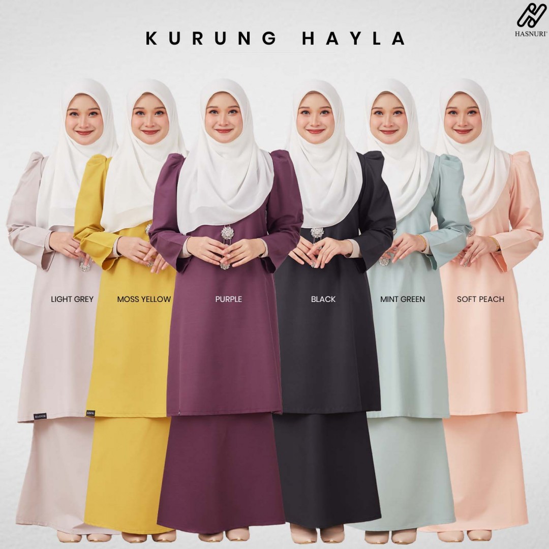 Kurung Hayla - Moss Yellow