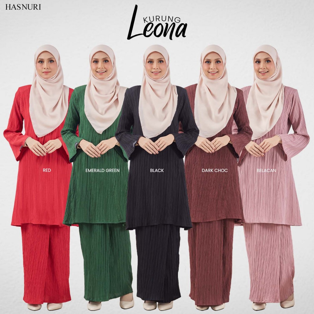 Kurung Leona - Red