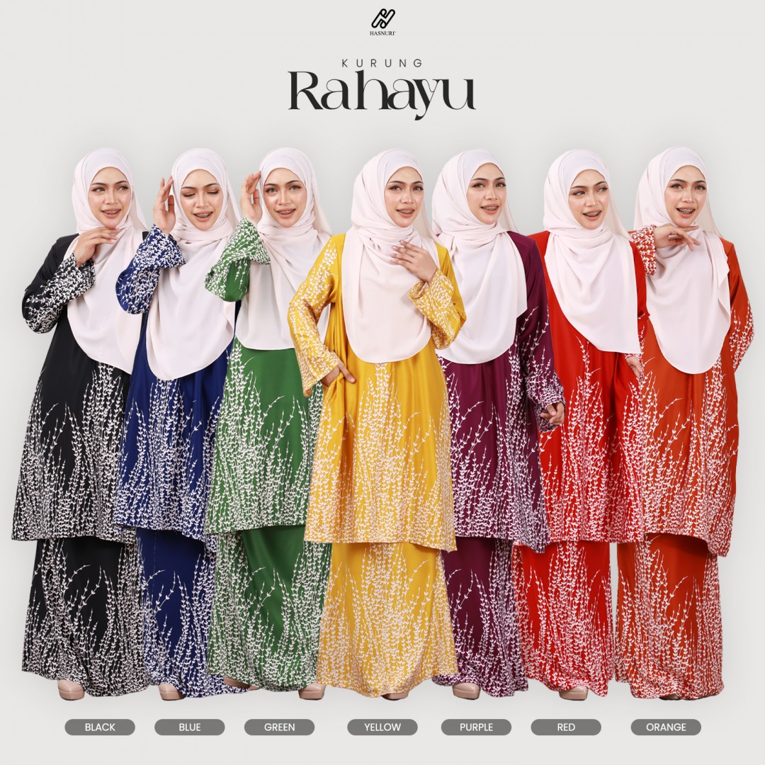 Kurung Rahayu - Orange