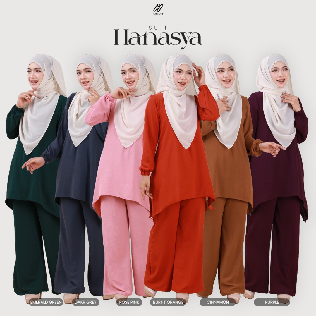 Suit Hanasya - Purple