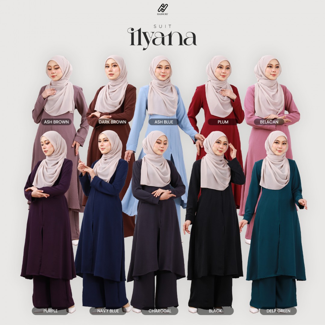 Suit Ilyana - Charcoal