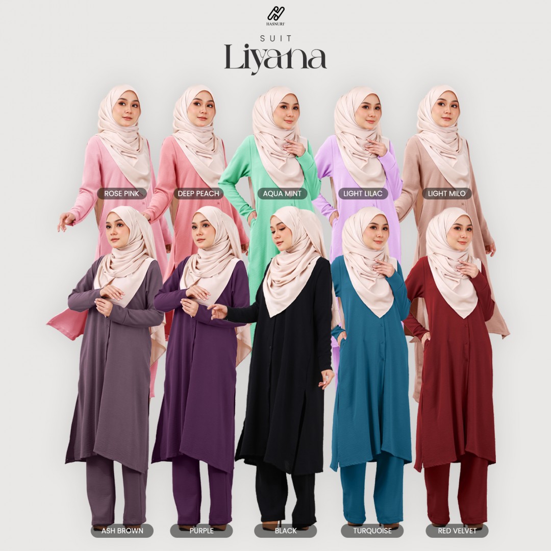 Suit Liyana - Aqua Mint