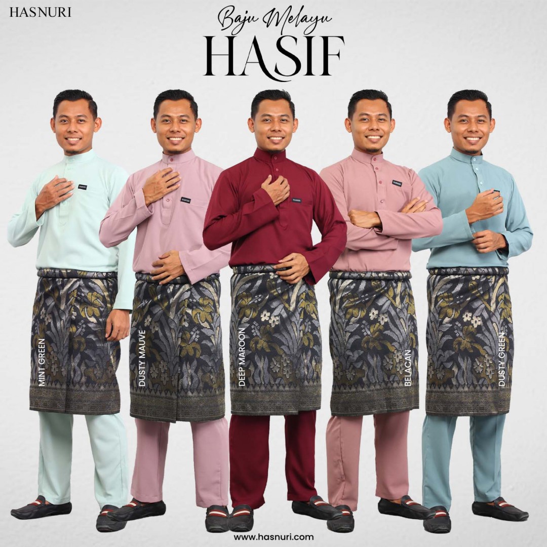 Baju Melayu Hasif - Mint Green