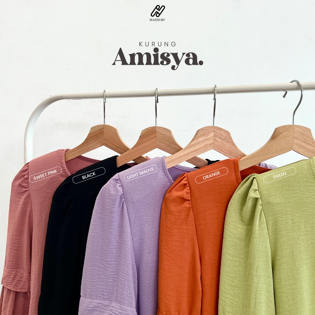 Kurung Amisya - Orange