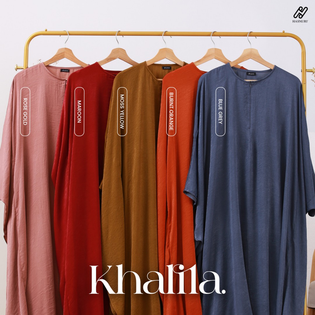 Abaya Khalila - Maroon