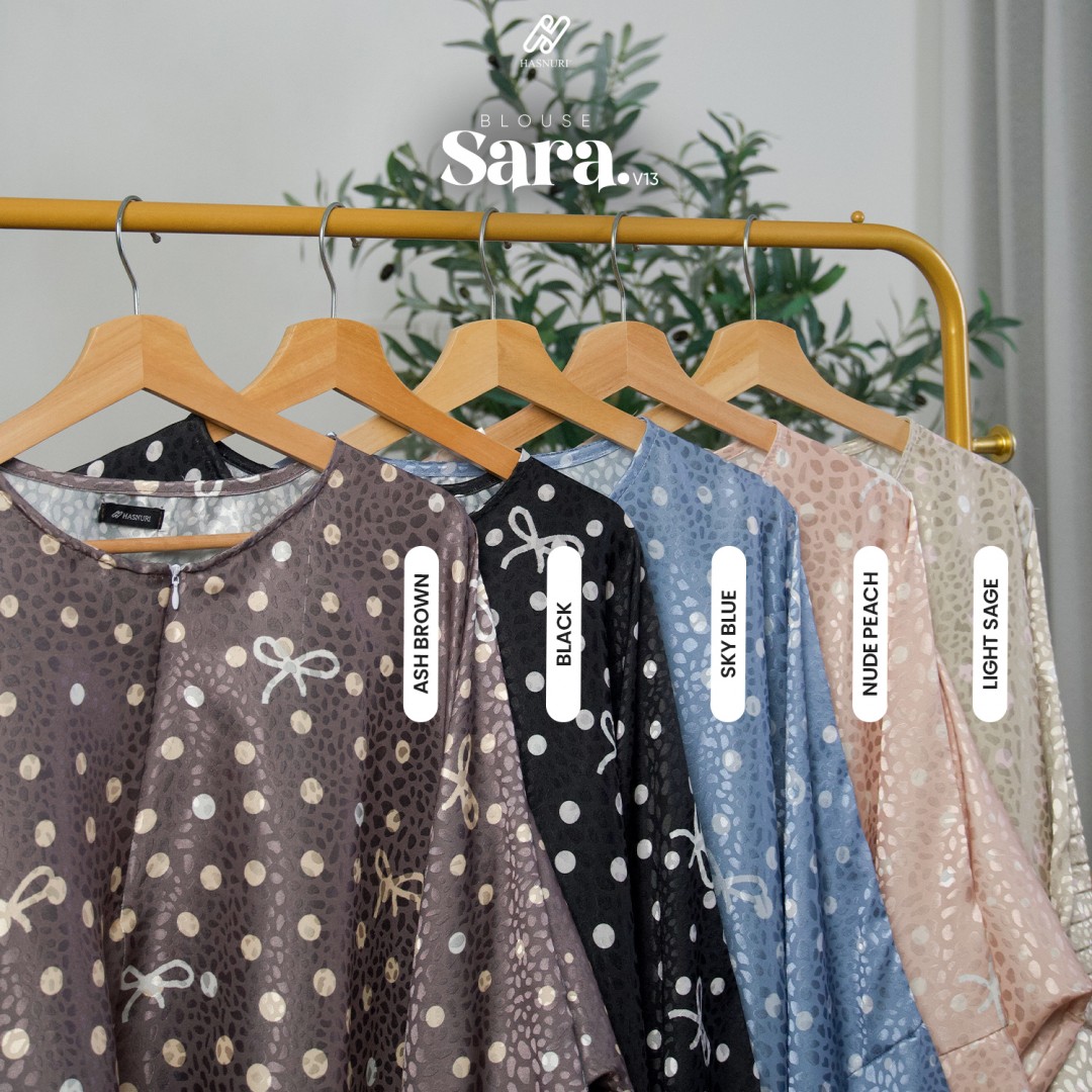 Blouse Sara V13 - Sky Blue