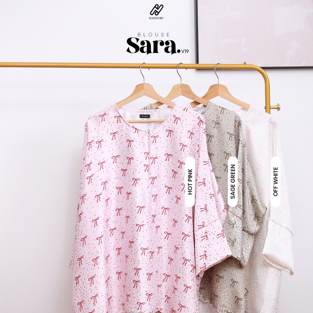 Blouse Sara V19 - Sage Green