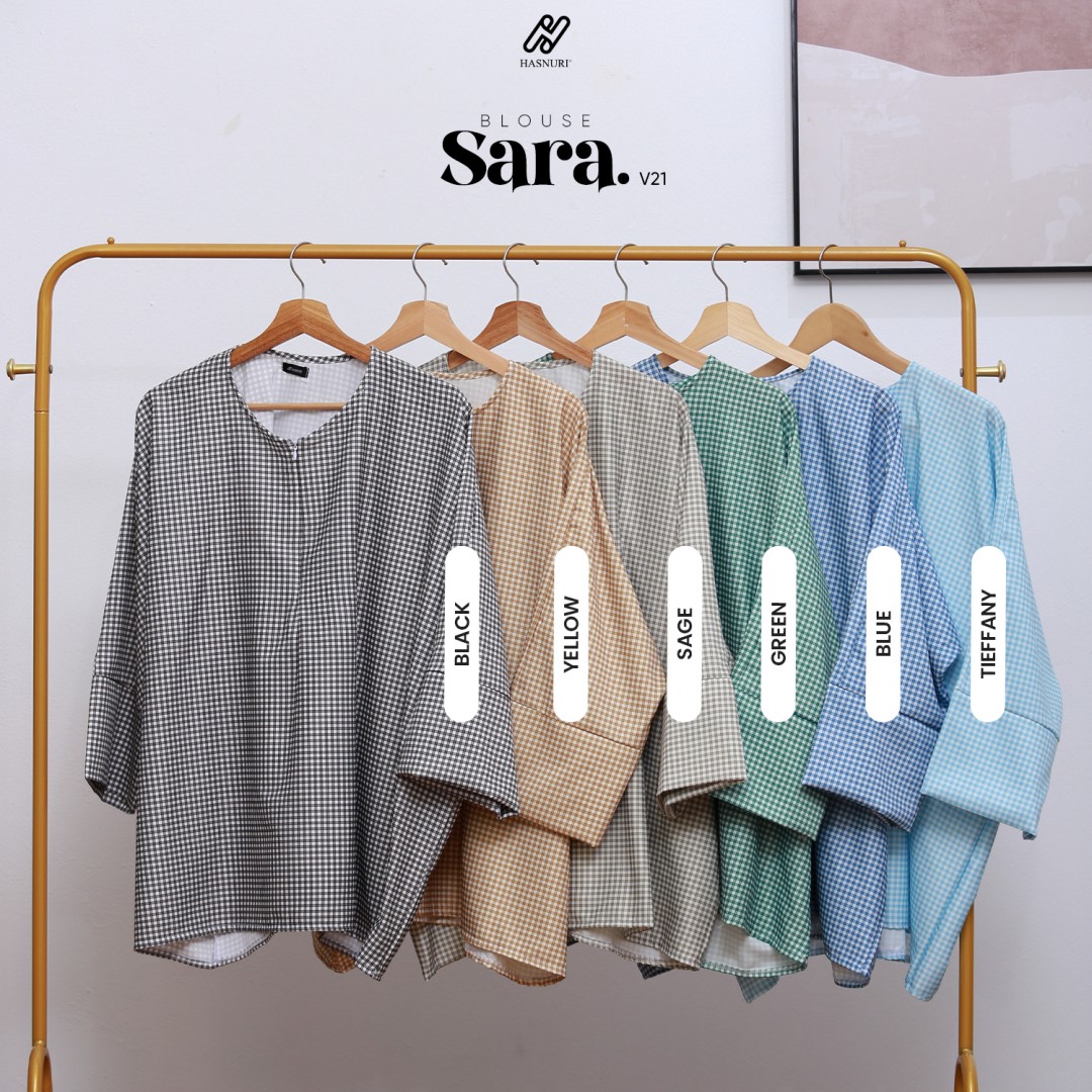 Blouse Sara V21- Blue