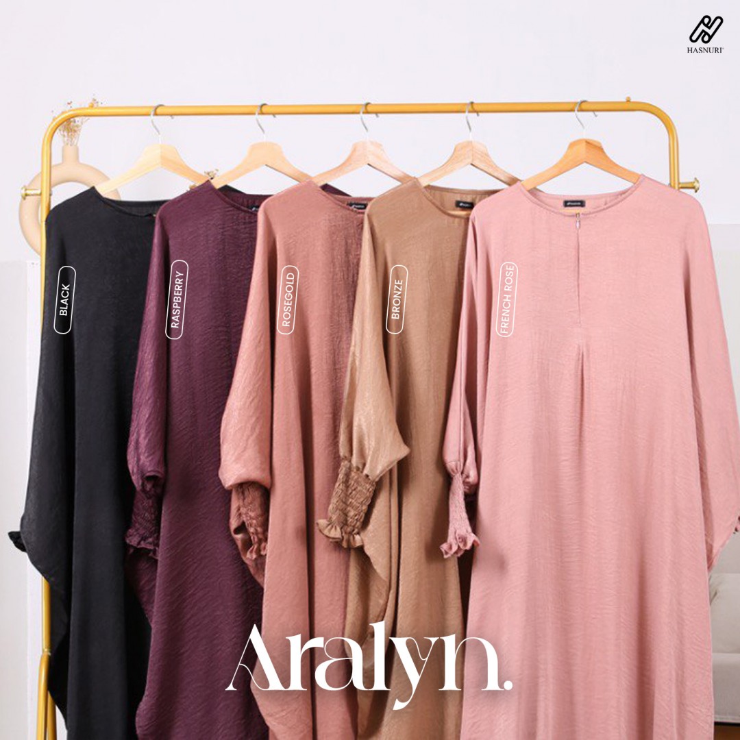 Jubah Aralyn - French Rose