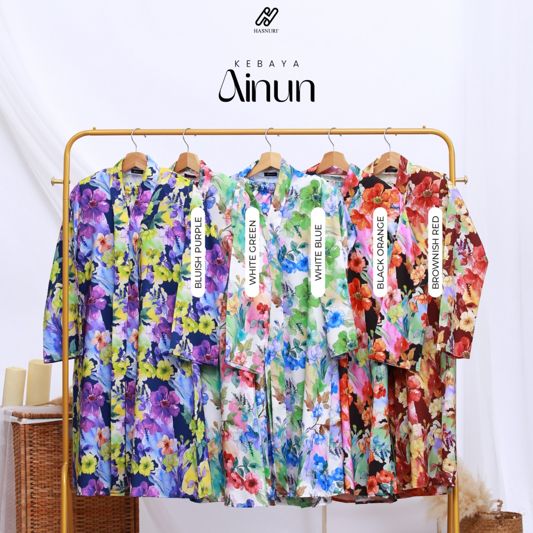 Kebaya Ainun - Bluish Purple